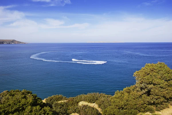 Fridfull vy, marinmålning, Kreta, Grekland — Stockfoto