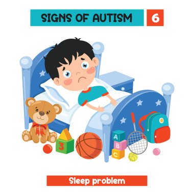 Concept Drawing of Autism Awareness clipart