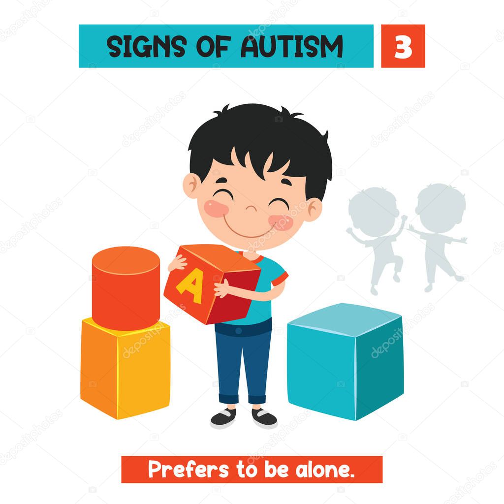 Concept Drawing of Autism Awareness