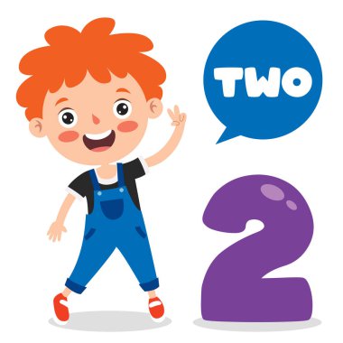 Çok Renkli Sayılar Konsepti