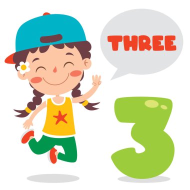 Çok Renkli Sayılar Konsepti