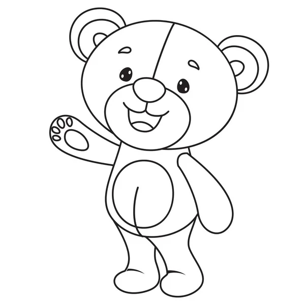 Line Art Design Für Kinder Malseite — Stockvektor