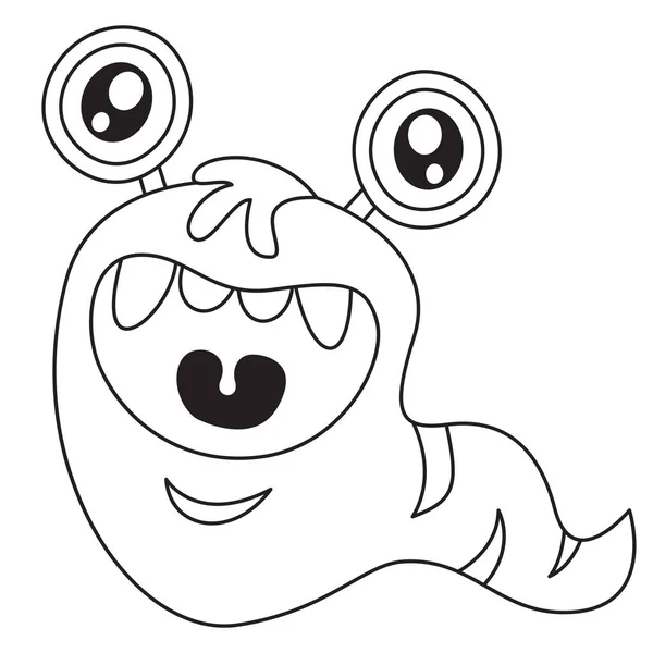 Line Art Drawing Voor Kinderen Kleurplaten — Stockvector