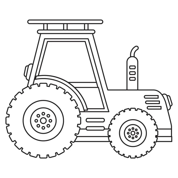 Line Art Drawing Voor Kinderen Kleurplaten — Stockvector