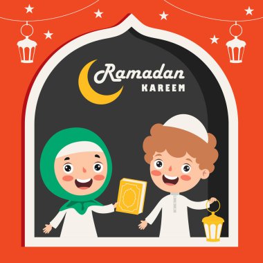 Ramazan Kareem ve İslam Kültürü için El Çizimi