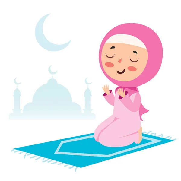 Illustration Dessinée Main Pour Ramadan Kareem Culture Islamique — Image vectorielle