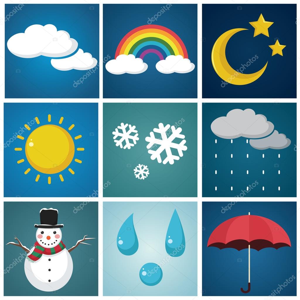 Weather Illustration Set