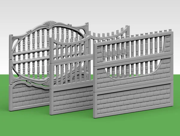 Fence concrete — Stock Photo, Image