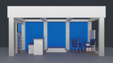 boş stand alanı ticaret