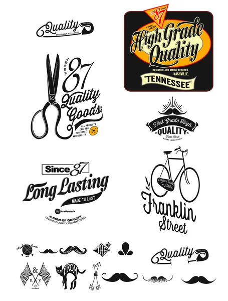 Design vintage emblemen — Stockvector