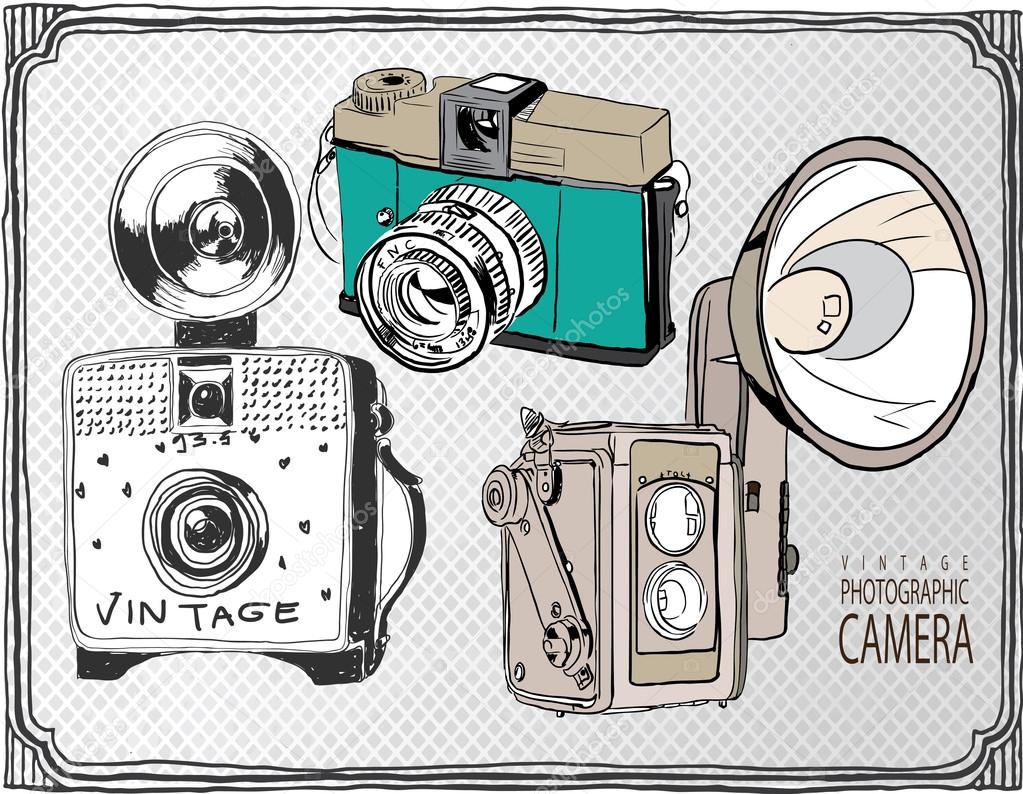 old vintage cameras