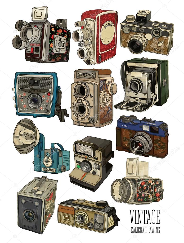 old vintage cameras