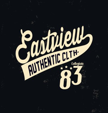 Tasarım vintage amblemi