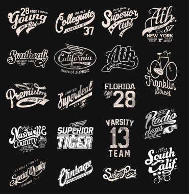 Tasarım vintage Amblemler