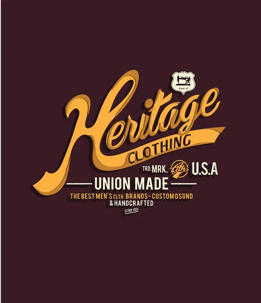 Emblema vintage di design — Vettoriale Stock