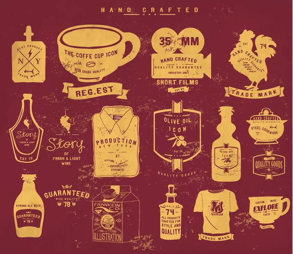 Design vintage emblemen — Stockvector