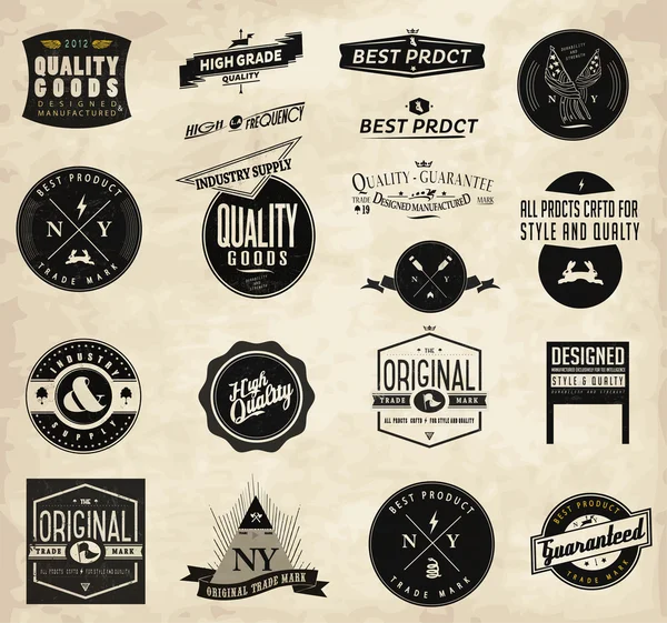 Set embleme vintage — Vector de stoc