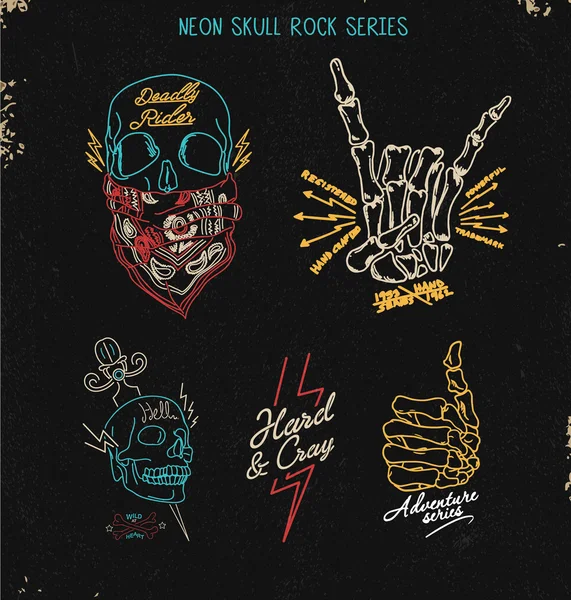 Neon rock seti
