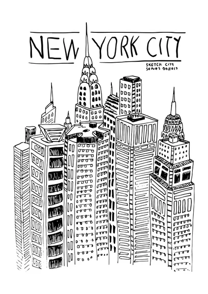 Ciudad de Nueva York — Vector de stock