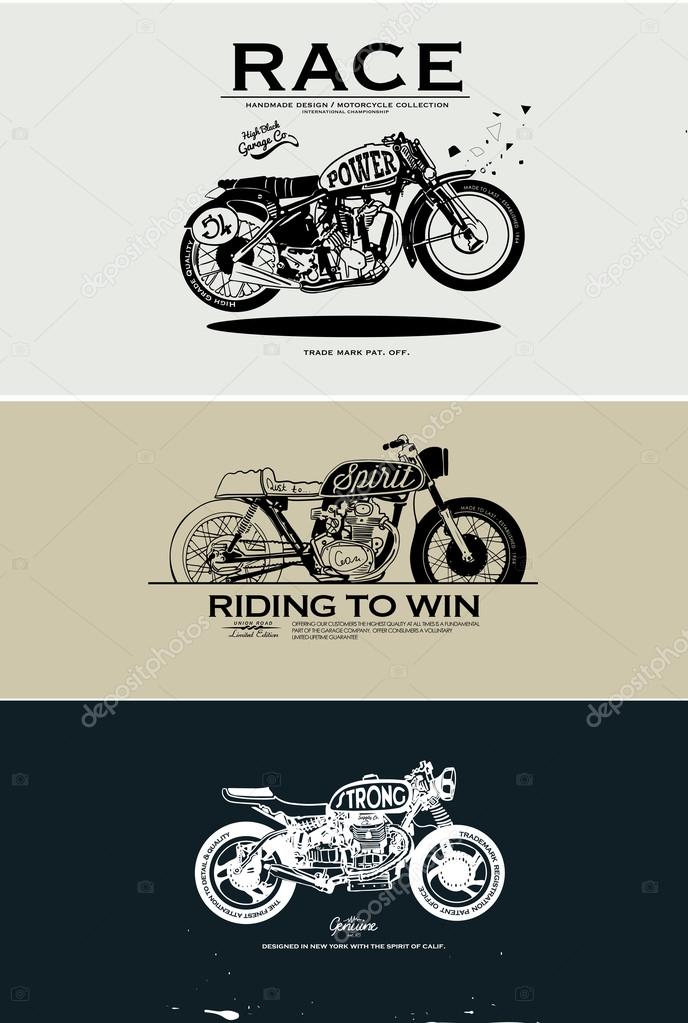 design vintage motorcycles