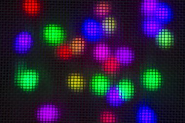 renkli ışık bokeh 