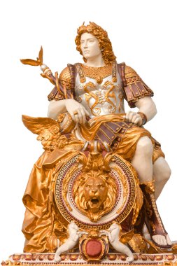 Antik Roma askerinin taş oyma 