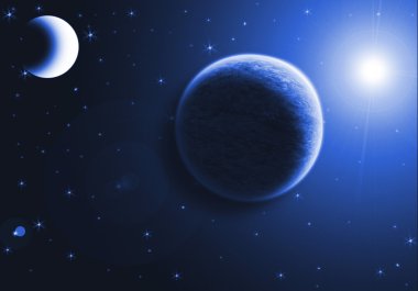  Satürn evrenin stok fotoğraf 