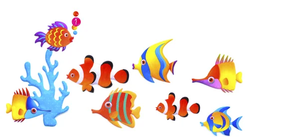 Pesce rosso con noccioline - Immagine Stock — Foto Stock