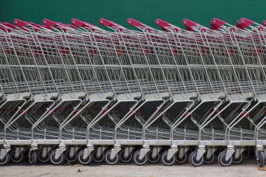 Pazar arabası - stok görüntü