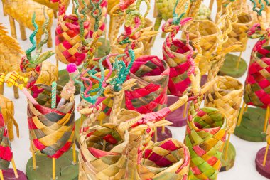 Hasır sepetleri - stok görüntü