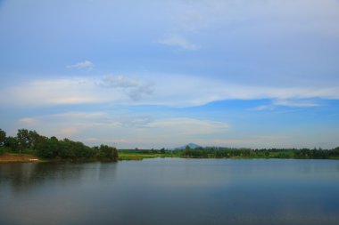 Hazır Fotoğraf - marsh yatay, bulutlar