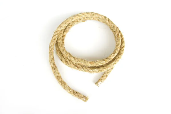 Stock Photo - Rope isolated on white background — Stock Photo, Image