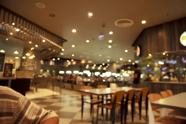 Blurred People Cafe Shop interior background — Stock Photo, Image