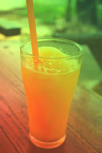 Batido de suco de laranja — Fotografia de Stock