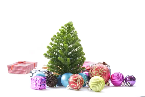Foto Stock decorazione natalizia isolata sullo sfondo bianco — Foto Stock