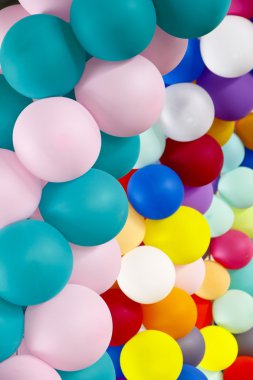 Stok fotoğraf renkli dekoratif balon arka plan