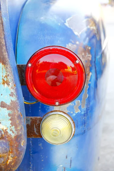 Stock Photo Iconic taillight area of a classic car — Stock Photo, Image