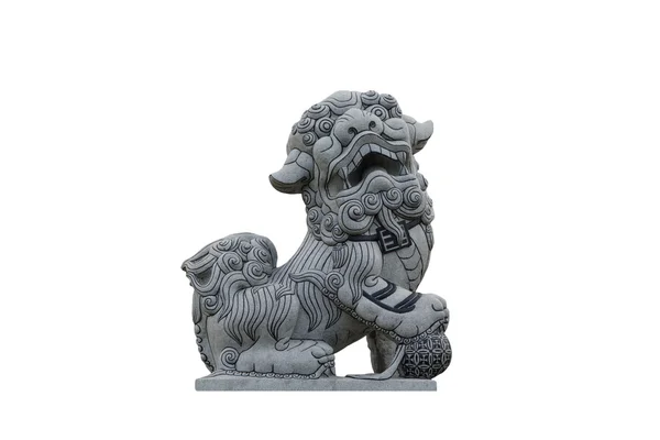 Stock Photo:Stone carving lions — Stock Photo, Image