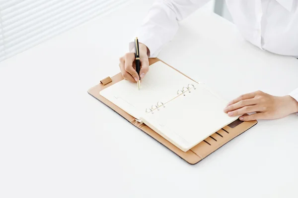 Man setting business plans — Stock Photo, Image