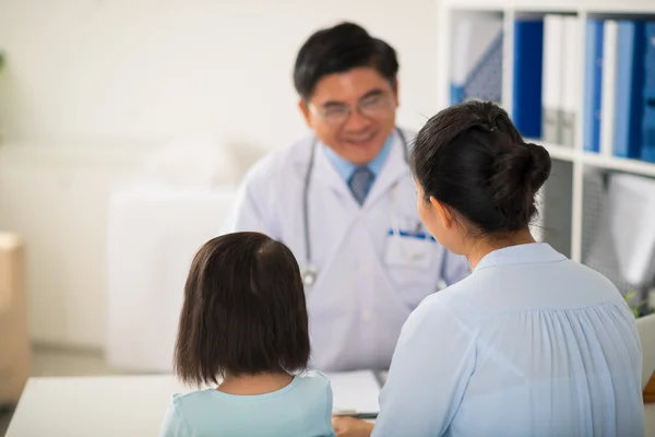 Cita con el médico en el hospital — Foto de Stock