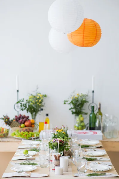 Güzel yemek masası — Stok fotoğraf