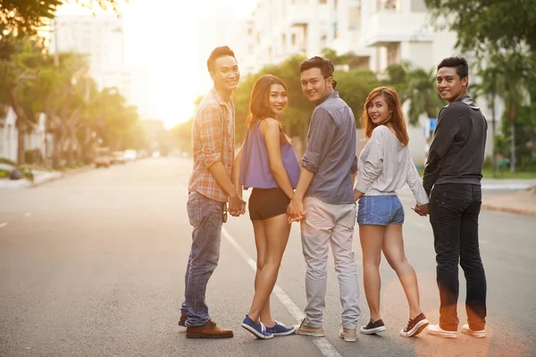 Group of Asian friends — Stock Photo, Image