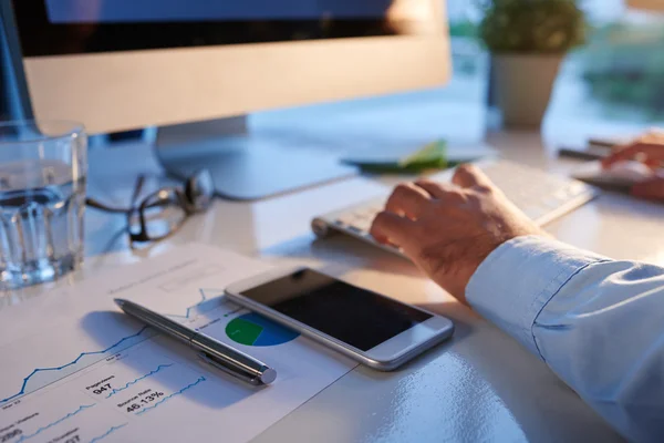 Ejecutivo de empresa de trabajo — Foto de Stock