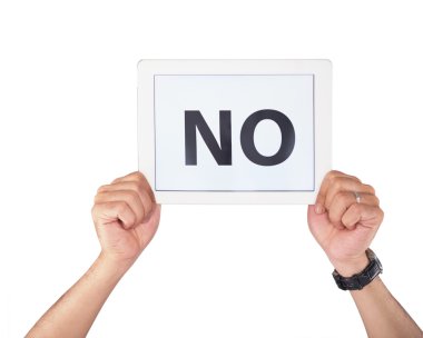 Adam hiçbir yazıt tablet ile