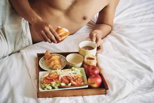 Rayon avec petit déjeuner sain — Photo