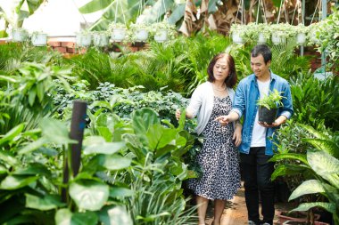 Adam Çiçek Satın Almada Müşteriye Yardım Ediyor