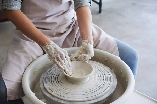 Master Class en Taller de Cerámica — Foto de Stock