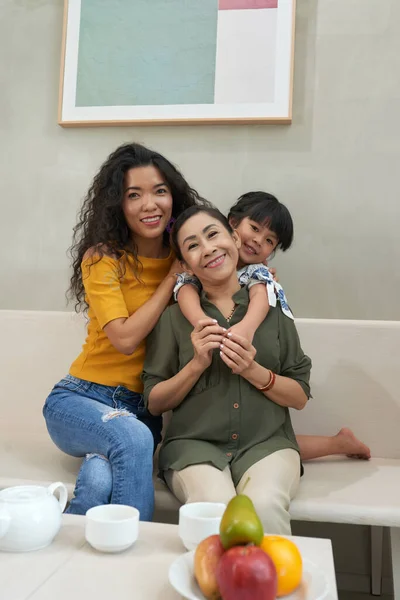 Generation Of Asian Women At Home — Stock Photo, Image