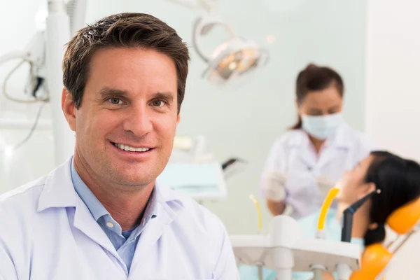 Handsome dentist — Stock Photo, Image