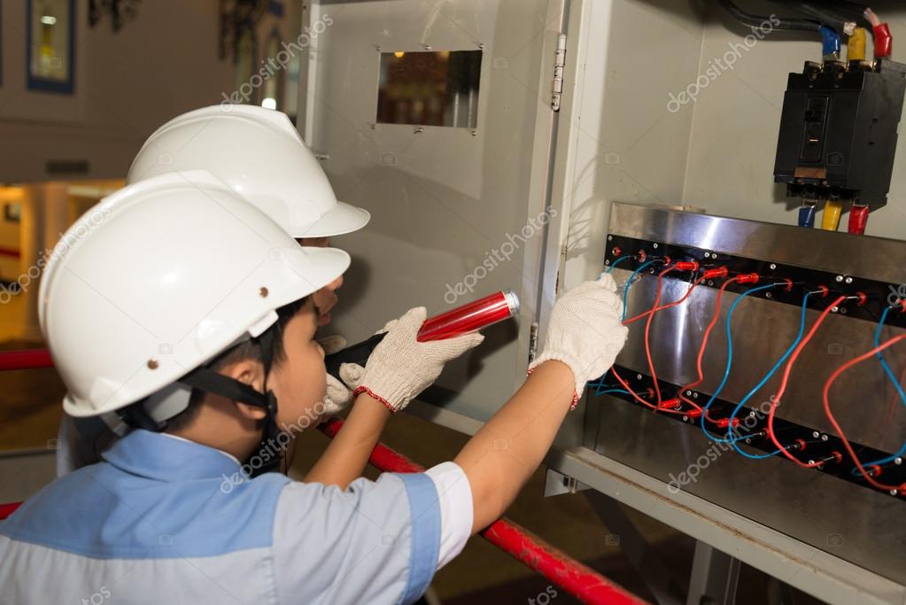 Little electrical engineers — Stock Photo © DragonImages 52172131